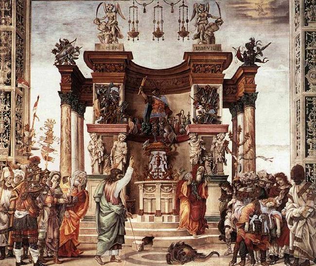 St Philip Driving the Dragon from the Temple of Hieropolis, LIPPI, Filippino